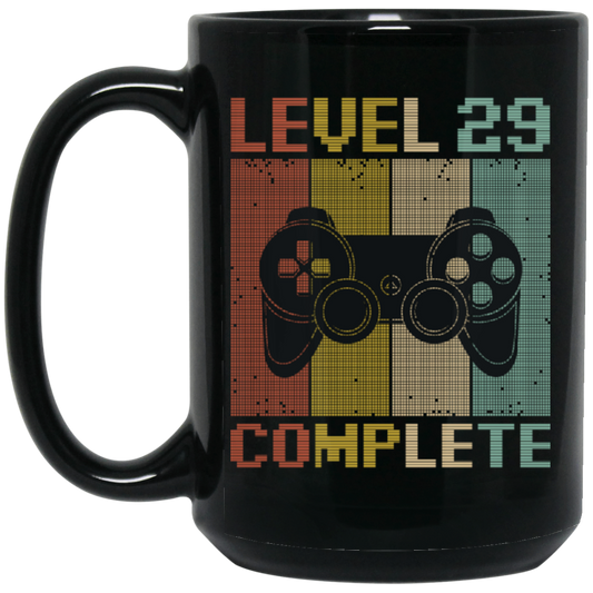 Retro Level 29 Complete Gamer Gamer 29 Years Birthday