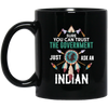 Trust The Government, Ask An Indian, Best Idian Gift Black Mug