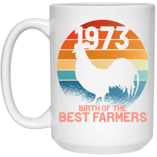 1973 Birthday Farmer Gift Present Farm Agriculture