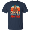 Coffee Makes Life Bearable, Retro Coffee And Bear Vintage Gift