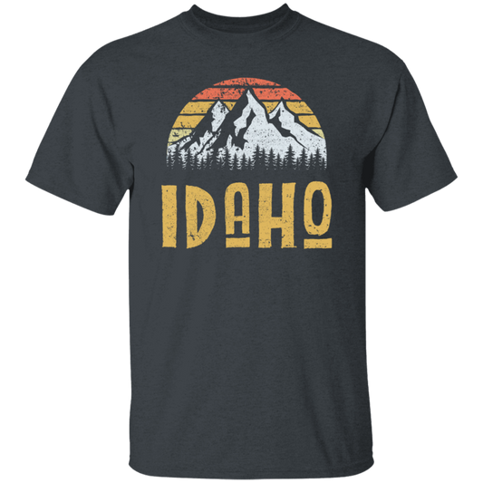 Vintage Retro Idaho Us Mountain State, Vintage Idaho Mountain (1)