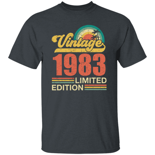 Hawaii 1983 Gift, Vintage 1983 Limited Gift, Retro 1983 Png, Tropical