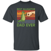 Ever Fathers Day Best Alligator Dad Fist Bump Vintage Unisex T-Shirt