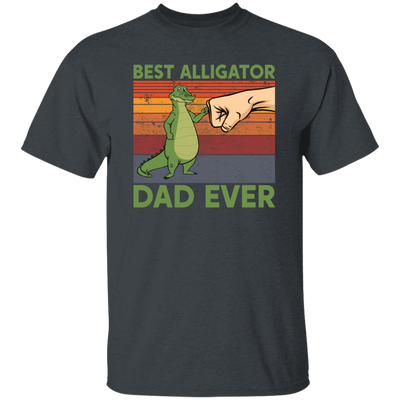 Ever Fathers Day Best Alligator Dad Fist Bump Vintage Unisex T-Shirt