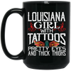 Louisiana Girl With Tattoos Pretty Eyes And Thick Thighs, Tattooed Louisiana Girl Gift