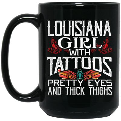 Louisiana Girl With Tattoos Pretty Eyes And Thick Thighs, Tattooed Louisiana Girl Gift