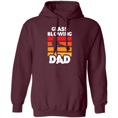 Love Dad Gift, Glass Blowing Dad, Blowing Job Gift, Daddy Gift, Retro Blowing Job Pullover Hoodie