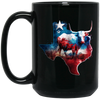 Love Texas, Cow In Texas, Best Of Texas, Best Cow Lover Gift, Texas Cow Black Mug