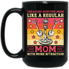 Treasure Hunting Mom Like A Regular, Mom With More Attraction Gift Black Mug