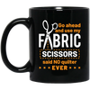 Quilting Lover Fabric Scissors Quote