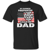 Firefighter Lover Gift, My Favorite Firefighter Calls Me Dad, Vintage Gift Unisex T-Shirt