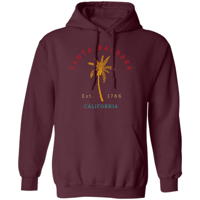 Retro Cool Vintage Santa Barbara Beach California Palm Tree Lover