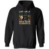 Funny Live Ugly Fake Your Death Retro Vintage Opos Pullover Hoodie