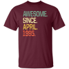 Birthday Gifts Awesome Since April 1995 Premium Unisex T-Shirt