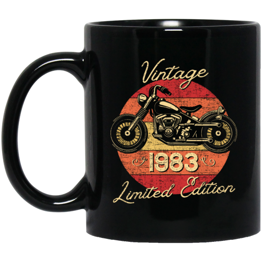 1983 Birthday Gift, Vintage Style, Motorbike Lover, Limited Edition