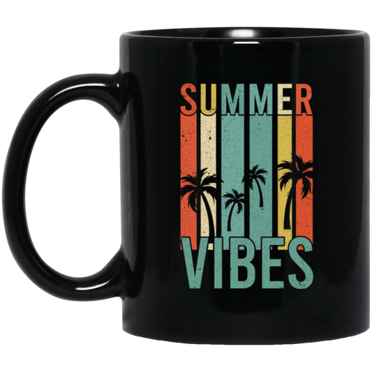 Summer Vibes Palm Trees Retro Great Vibes Summer