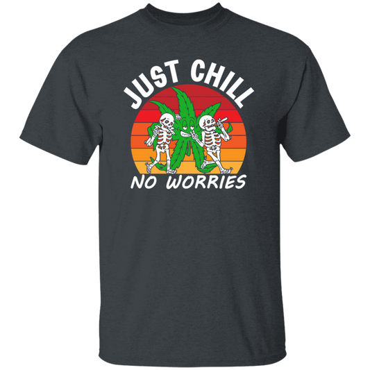 Skeleton Lover Just Chill No Worries Retro Gift Love Horror Gift