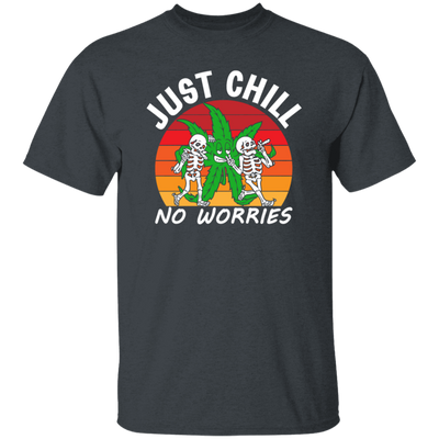 Skeleton Lover Just Chill No Worries Retro Gift Love Horror Gift