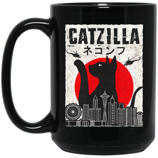 Anime Catzilla, Kawaii Cat Japanese Tokyo