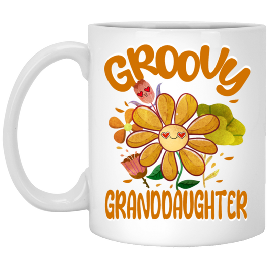 Love Sunflower Flower Garden Groovy Granddaughter