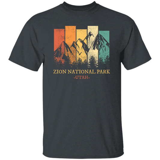 Retro Zion Park, National Park Lover, Best Zion Ever, Zion Mountain Gift Unisex T-Shirt