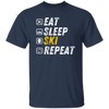 Eat Sleep Ski - Funny Alpine Skiing Gift