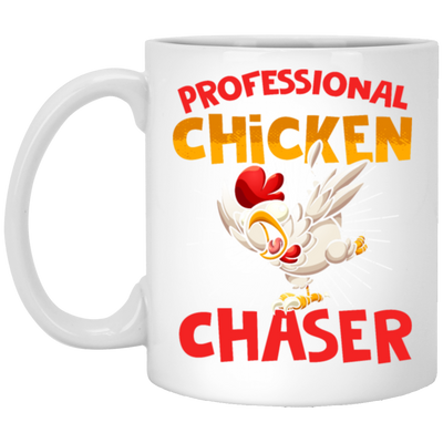 Chicken Love Gift, Professional Chicken Chaster, Best Chicken Ever, Love Chicken White Mug