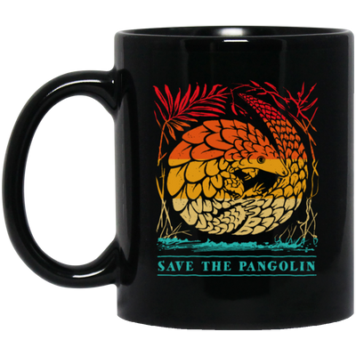 Save The Pangolin Rustic, Retro Pangolin Rustic