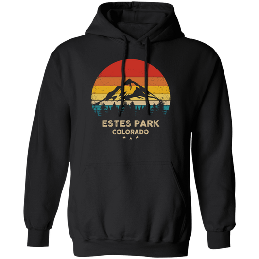 Estes Park Lover, Colorado Gift, Retro Park Gift, Mountain Lover Gift Pullover Hoodie