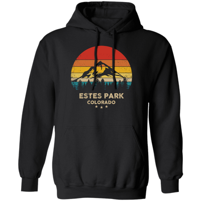 Estes Park Lover, Colorado Gift, Retro Park Gift, Mountain Lover Gift Pullover Hoodie