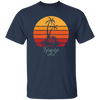 Beautiful Motive In Retro Style Treasure Island - Sunset Vintage Style Unisex T-Shirt