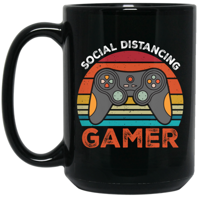 Retro Social Distancing Gamer - Funny Gamers Fun Gift