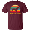 Wiener Grandpa Shirt Retro Wiener Dog