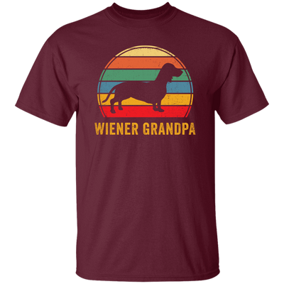 Wiener Grandpa Shirt Retro Wiener Dog