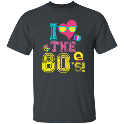 80 Vibe Gift, I Love The 80s, Best 80 Gift, 80s Vintage Gift Love, Best 80s Unisex T-Shirt