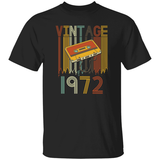 Cassettes Vintage 1972 Gift Birthday 70s Music Lover Gift For Man Unisex T-Shirt