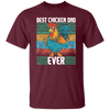 Saying Best Chicken Dad Ever, Distressed Poultry Farmer Gift