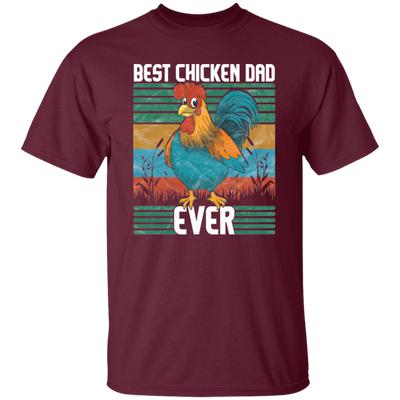 Saying Best Chicken Dad Ever, Distressed Poultry Farmer Gift