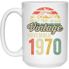 Vintage Since November 1970, 50th Anniversary, Retro 50th Birthday Gift