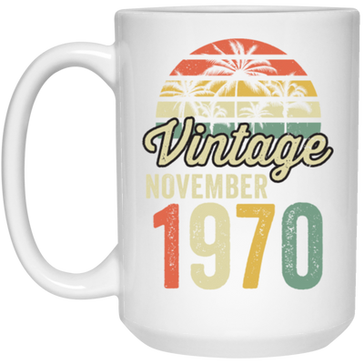 Vintage Since November 1970, 50th Anniversary, Retro 50th Birthday Gift