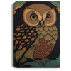 Owl Canvas, Adorable Magical Intricate Woodblock, Adorable Owl With Big Circle Eyes