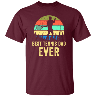 Tennis Dad, Retro Dad Tennis Gift, Vintage Tennis Unisex T-Shirt