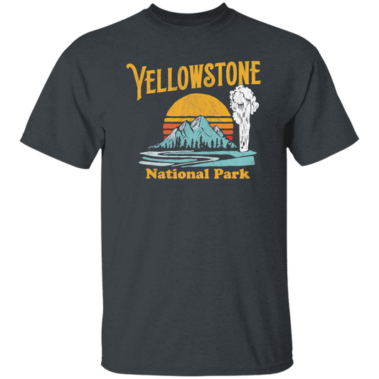 Love National Park, Love Yellowstone, Retro Yellowstone, Yellowstone Vintage Unisex T-Shirt