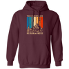 The Mountain Are Calling, And I Must Go, Retro Mountain Lover, Hiking Pullover Hoodie