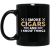 Smoke Cigars Smoker Clever smoking Dad Gift