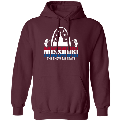 Missouri State, USA America States Bears Columbia Pullover Hoodie