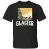 Glacier National Park, WPA Style Vintage Montana