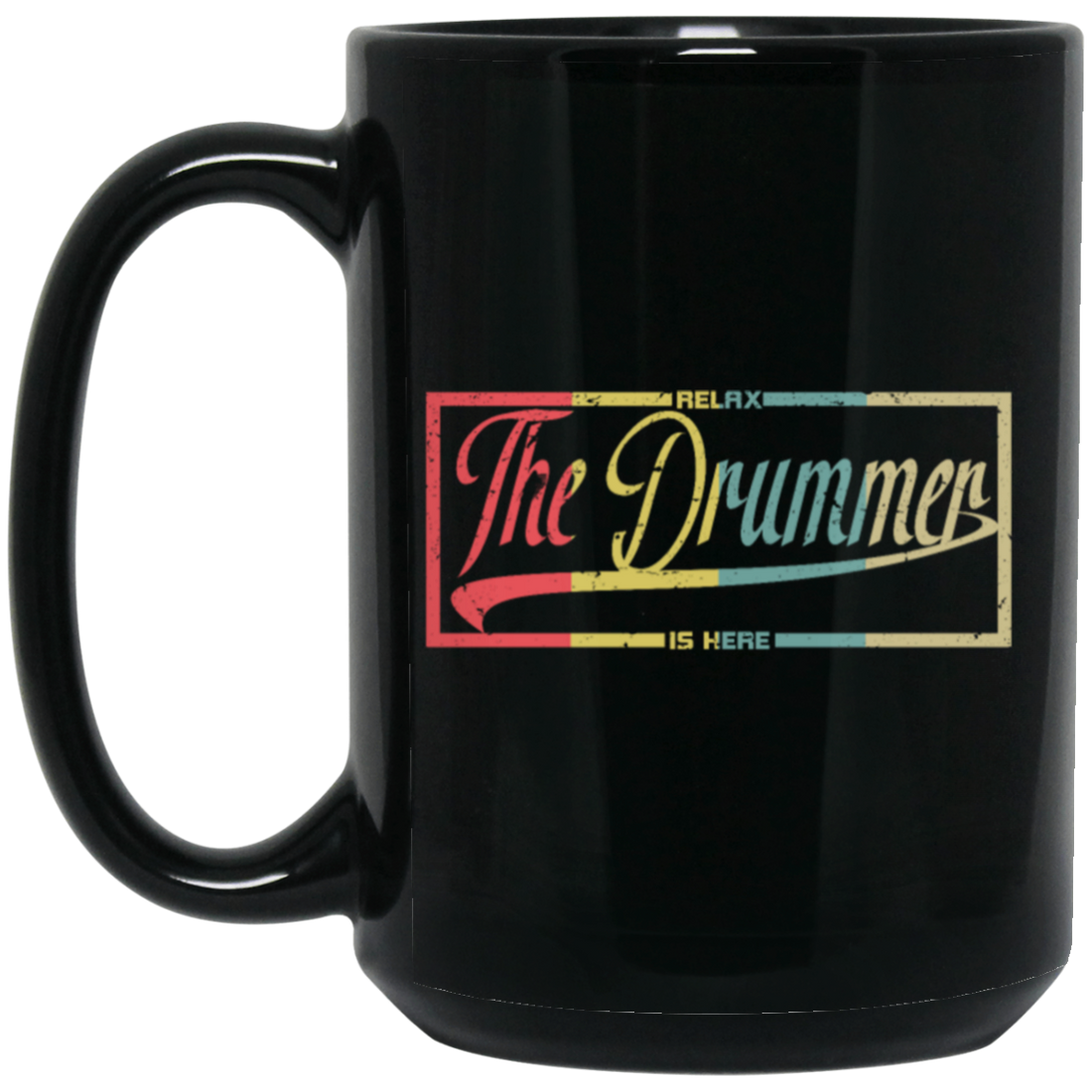 Retro Relax The Drummer Is Here Drummer, Vintage Drummers Birthday Gift