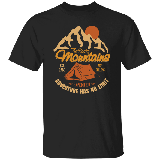 Vintage Retro Rocky Mountains Hiking Camping Gift