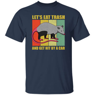 Retro Opossum Let's Eat Trash Unisex T-Shirt